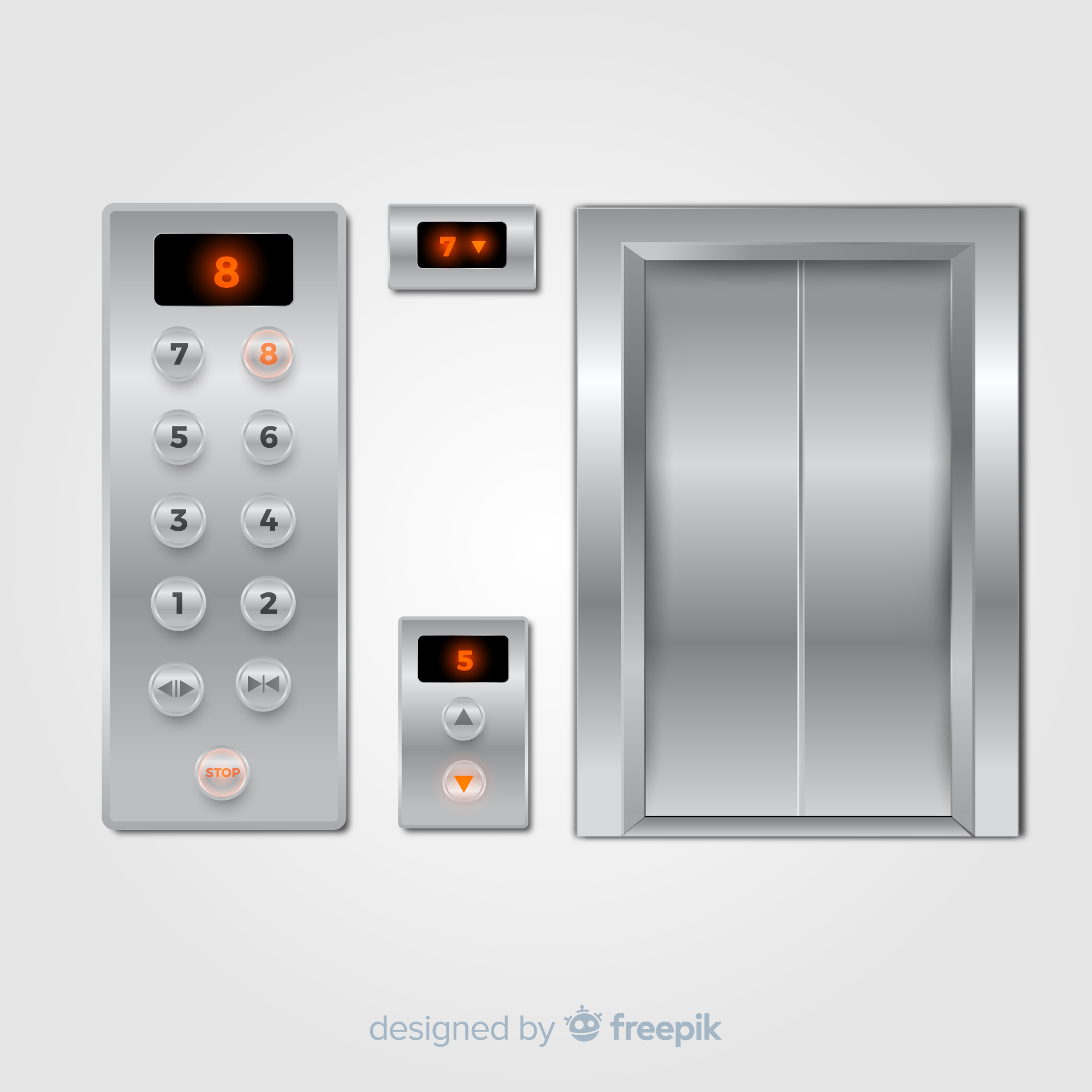 Elevator Intercom GNL-INCTM-3WAY three-way communication set