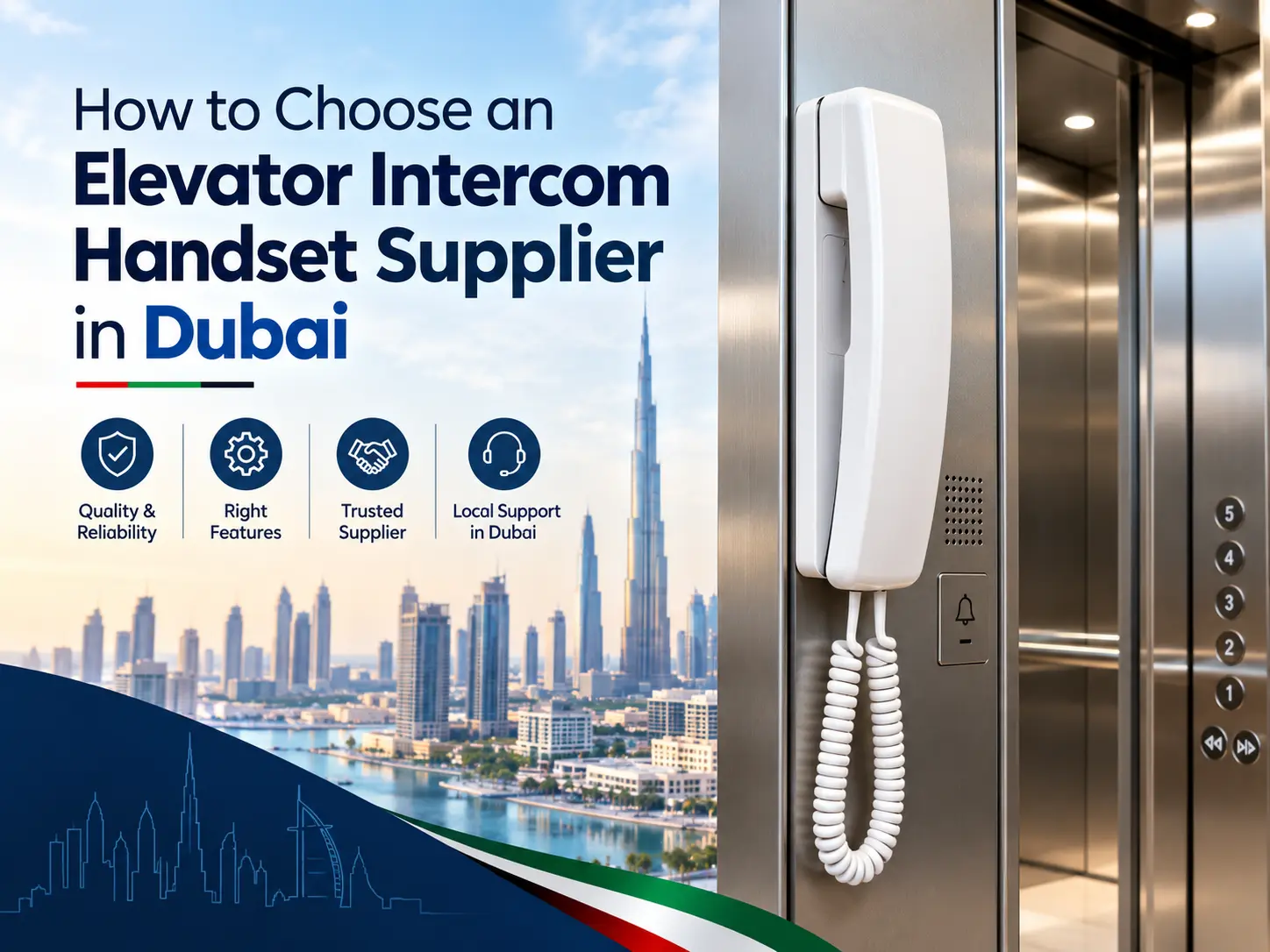 How to Choose an Elevator Intercom Handset Supplier in Dubai