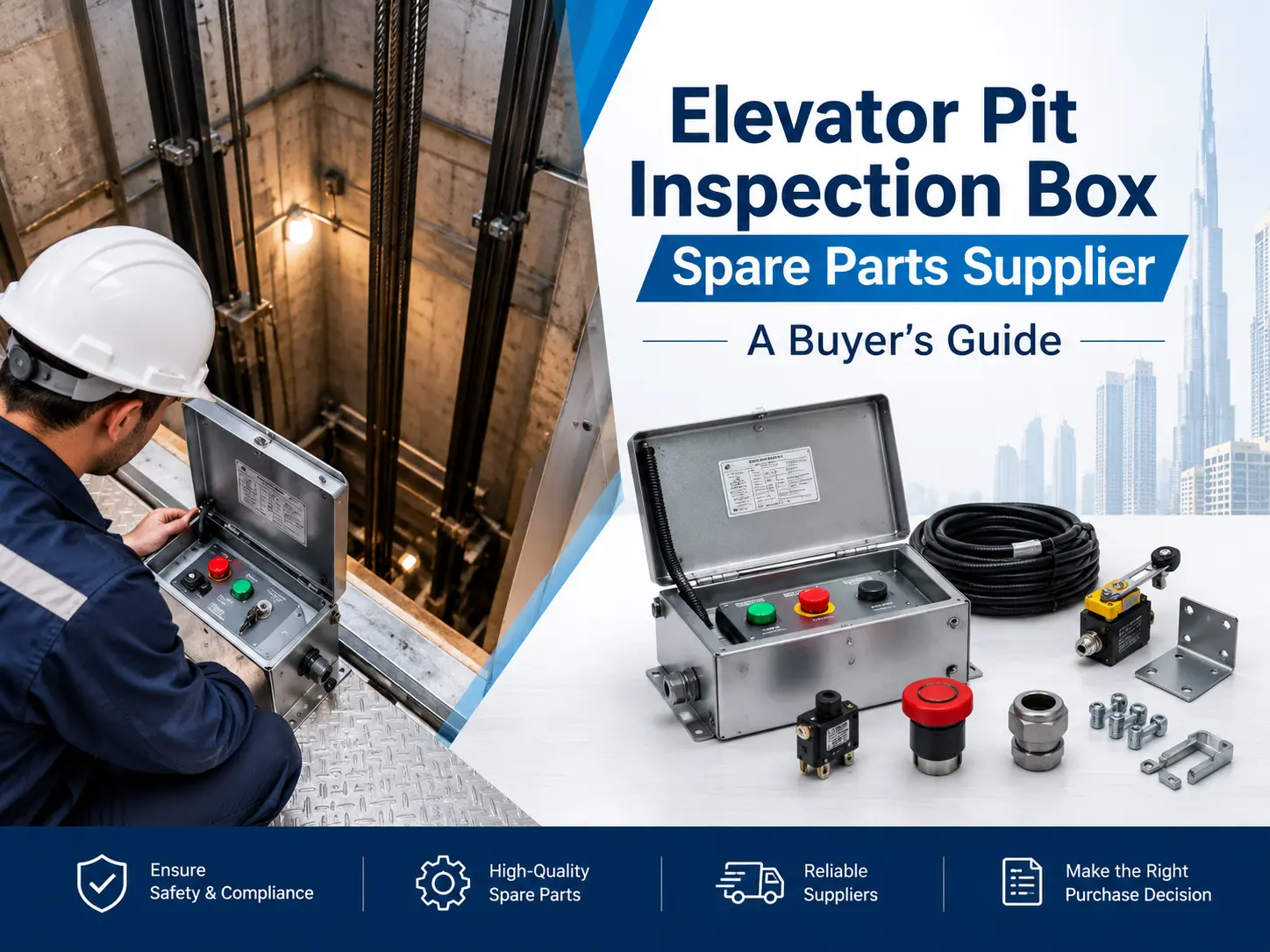 Elevator Pit Inspection Box Spare Parts Supplier | Buyer’s Guide